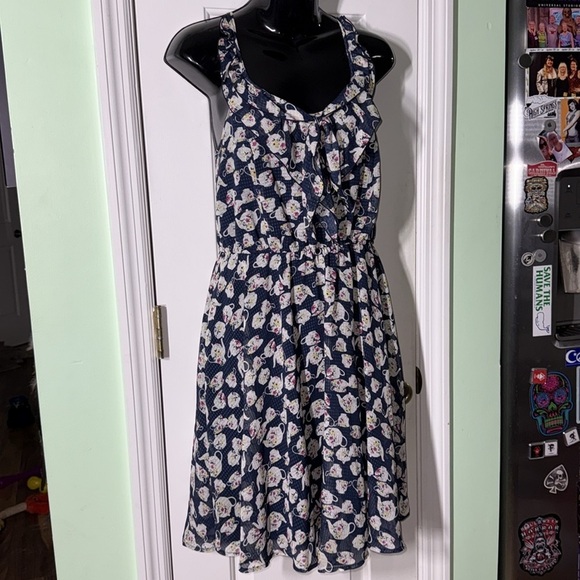 Disney by Lauren Conrad Alice In Wonderland Mad Tea Party Sundress Size Medium - Picture 3 of 8